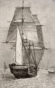 La Brigantine HMS Beagle, de 