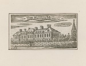Le British Museum à Montague House - English School