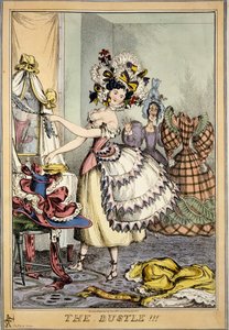 Le Tumulte!!!, pub. Thos. McLean, Londres (gravure en couleur) - English School