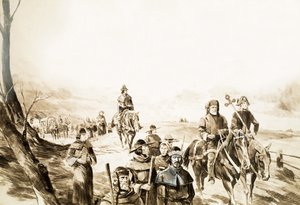 Les Pèlerins de Canterbury - English School