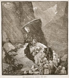 Les Carthaginois traversant les Alpes