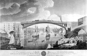 Le Pont en Fonte, 1796-1798 - English School