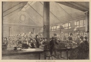 Le Bureau Central du Télégraphe : Galerie des instruments - English School