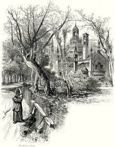 La Chartreuse, Pavie (gravure) - English School