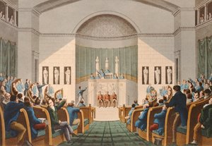 La Chambre des Députés, vers 1820 - English School