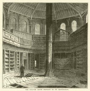 La salle capitulaire avant sa restauration - English School