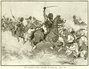 La charge de la cavalerie à Meeanee - English School