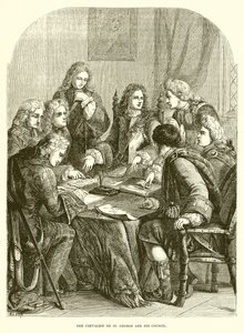 Le chevalier de St. George et son conseil - English School