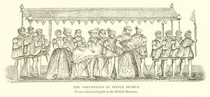 Le baptême du prince Arthur - English School