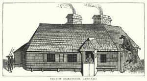 Maison de la Garde de la Ville (gravure) - English School