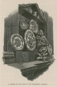 Les guildes de la ville : La Goldsmiths Company : Une partie de la vaisselle de la Goldsmiths Company - English School