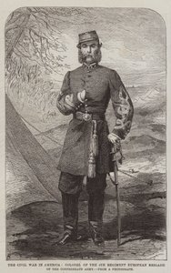 La Guerre Civile en Amérique, Colonel du 4e Régiment de la Brigade Européenne de l