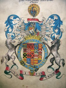 Blason de Francis, 6e Comte de Rutland - English School
