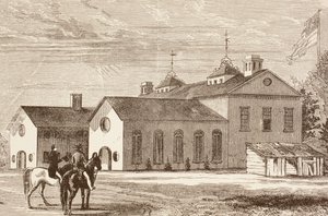 Le Collège de William et Mary, Williamsburg, Virginie - English School