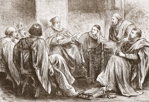 Le conclave élisant l