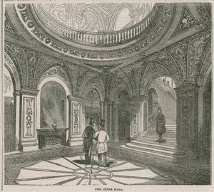 La Conservative Clubhouse : Le hall intérieur - English School