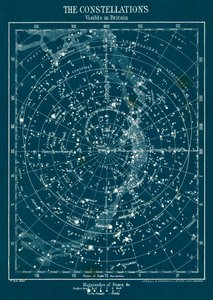 Les Constellations (lithographie couleur) - English School