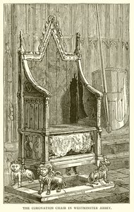 Le fauteuil de couronnement à l