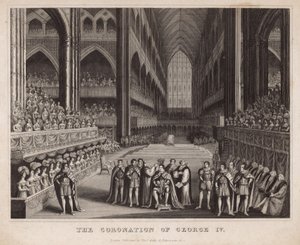 Le Couronnement du Roi George IV - English School