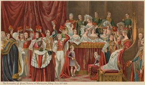 Le couronnement de la reine Victoria à l