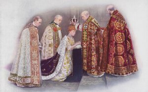 Le couronnement de la Reine par l