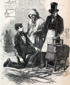 Le Garçon et la Fille Coster taquinant le Marchand de tartes