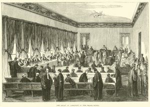 La Cour de cassation au Palais-Royal, mai 1871 - English School