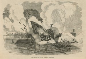 Explosion du bateau à vapeur Cricket - English School
