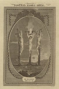La Crucifixion, Jean, Chapitre 19, Verset 18 - English School