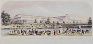 Le Crystal Palace à Hyde Park pour la Grande Exposition Internationale de 1851 - English School
