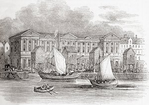 La Douane, Londres, Angleterre, telle qu