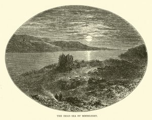 La Mer Morte au clair de lune