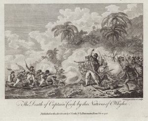 La mort du capitaine Cook - English School