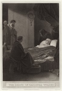La mort du cardinal Wolsey - English School