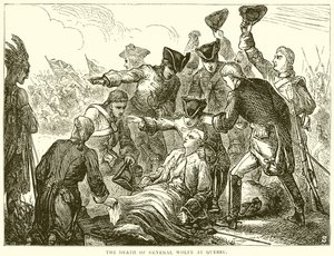 La mort du général Wolfe à Québec - English School