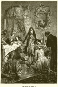 La mort de Jacques II - English School