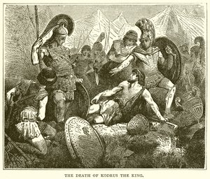 La mort de Codrus le roi - English School