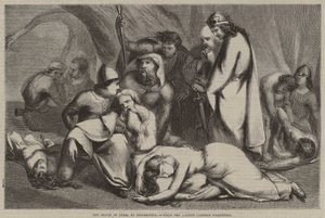 La mort de Lear, par Pickersgill, de la récente exposition de dessins animés - English School