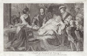 La Mort de Léonard de Vinci - English School
