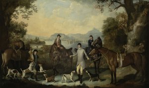 La mort du lièvre, c.1760-70 - English School