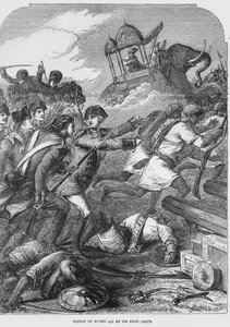 La Défaite de Hyder Ali (1722-82) par Sir Eyre Coote (1726-83) en 1781