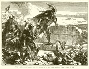 La défense de Malte par les chevaliers de Saint-Jean contre les Turcs en 1565