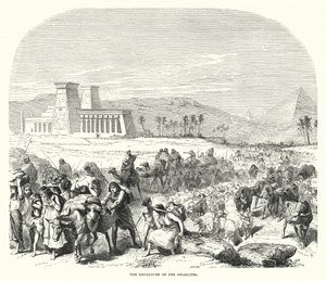 Le départ des Israélites (gravure)