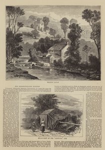 Les domaines de Derwentwater (gravure) - English School