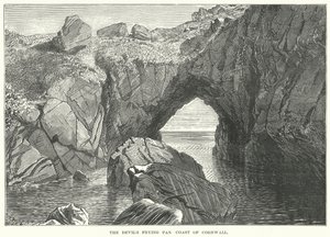 La poêle du diable Côte de Cornouailles (gravure) - English School