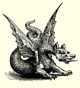 Le dragon de la fable (gravure)
