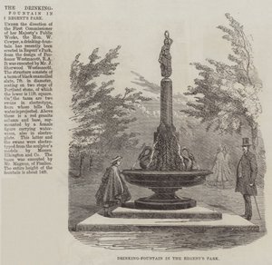 La Fontaine à boire dans Regent