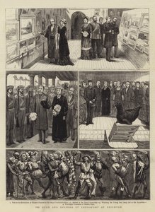 Le Duc et la Duchesse de Connaught à Brighton - English School
