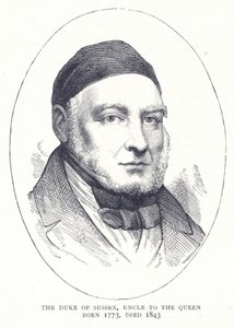 Le Duc de Sussex, Oncle de la Reine né en 1773, décédé en 1843 - English School