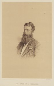 Le Duc de Sutherland (lithographie) - English School